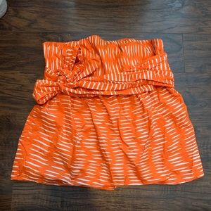 Orange tube top
